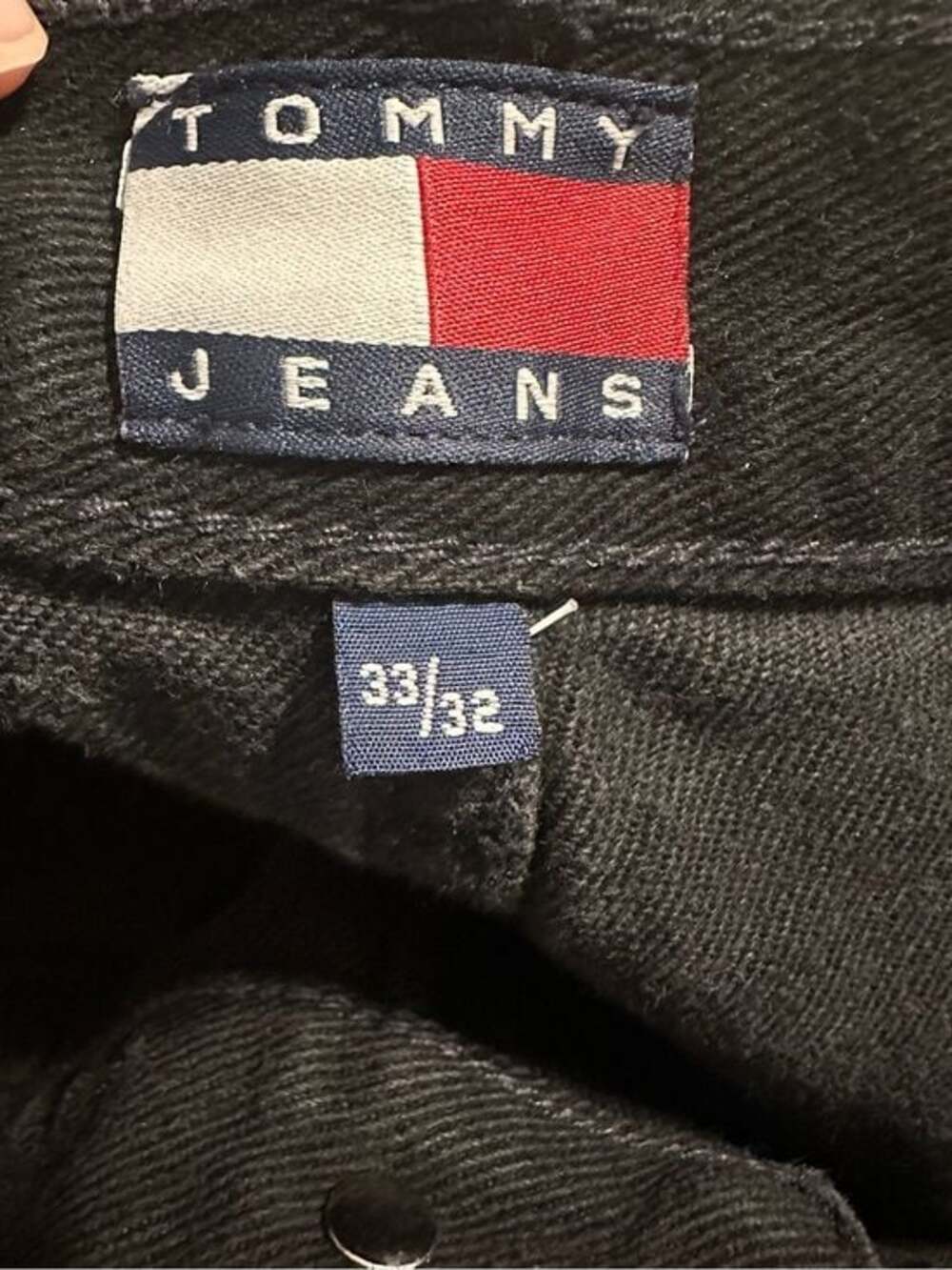 Tommy Hilfiger Men’s Black Relaxed Carpenter Jeans - Picture 5 of 7